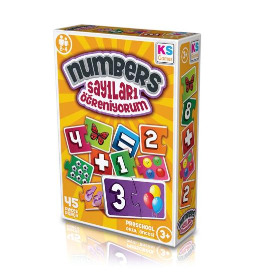 Çocuk Sayıları Öğreten Yapboz Numbers Puzzle