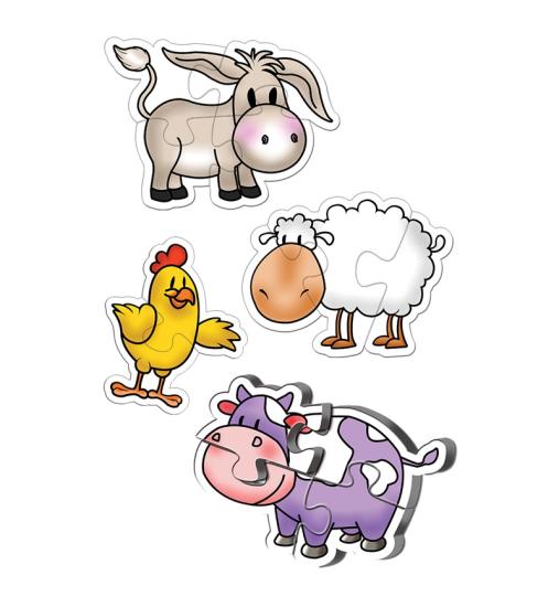 Çiftlik Hayvanları Öğretici Eğitici Puzzle